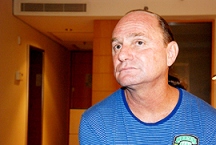 Coquinho ficou surpreso com brasileiros.